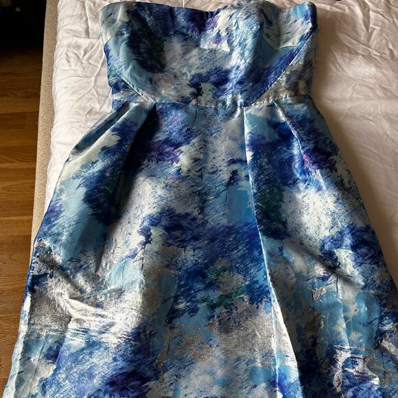 NEW WITH TAGS ML Monique Lhuillier Gorgeous Designer Cocktail Dress - Picture 4 of 6